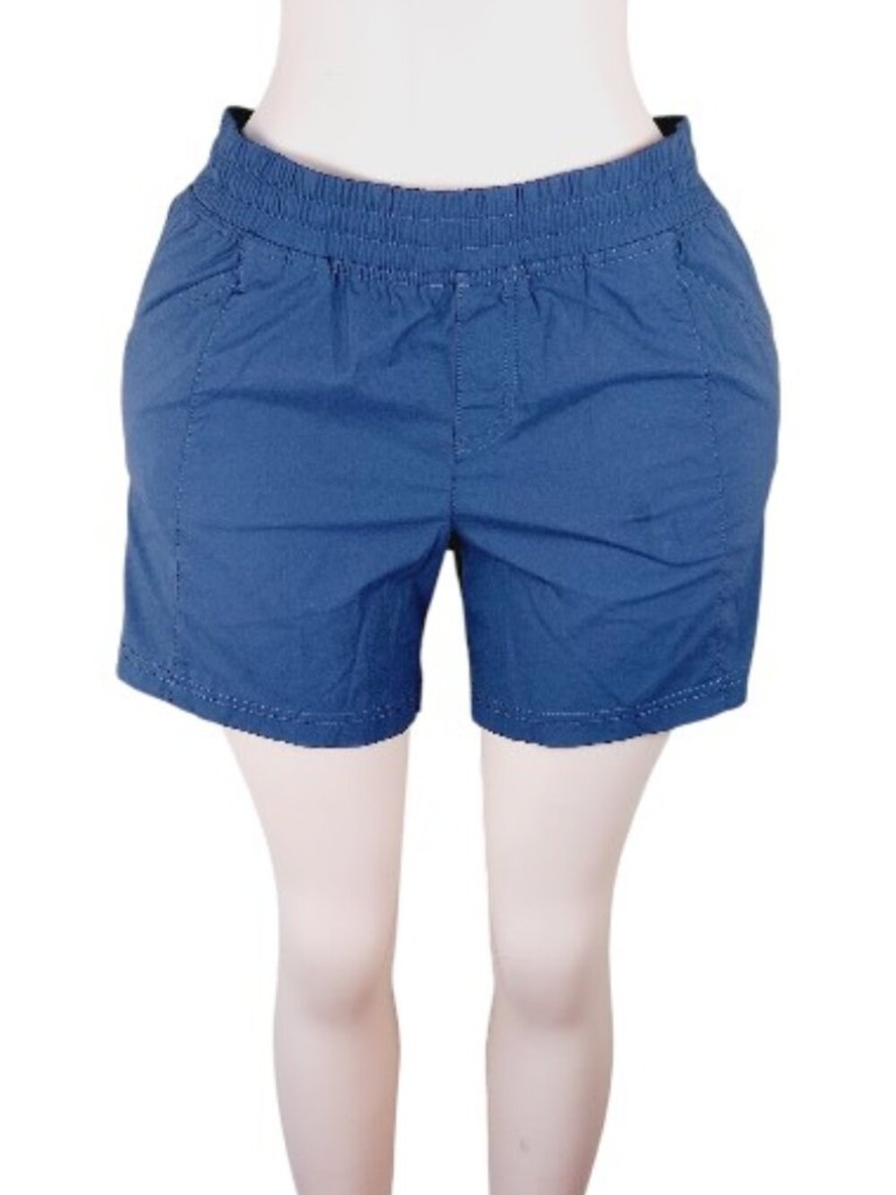 The North Face Women's Blue Flashdry Elastic Waist Athletic Shorts Size 10